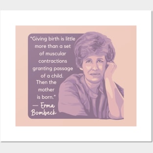 Erma Bombeck Portrait and Quote Posters and Art